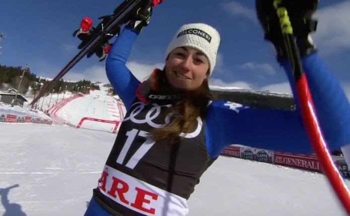 Sci, Cdm: Sofia Goggia vince il superG di Are