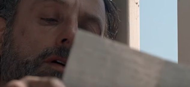 The Walking Dead 8x15: il testo della lettera che Carl ha scritto a Rick