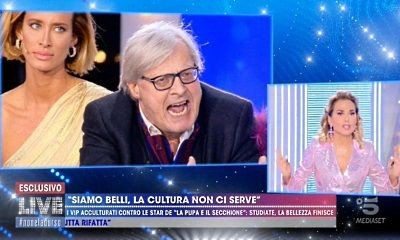 Sgarbi vuole portare in tribunale Barbara D'Urso