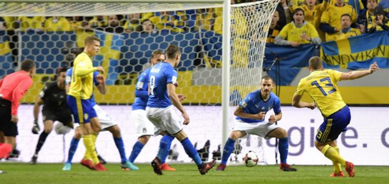 Azzurri sconfitti dalla Svezia, arduo cammino per Russia 2018